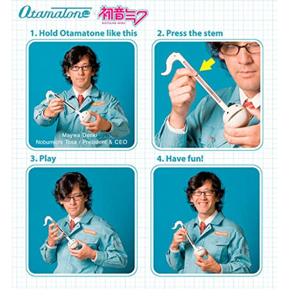 Otamatone Hatsune Miku Japanese Electronic Musical Instrument, Portable Touch Sensitive Digital Music Instruments Synthesizer, Fun Cool Kids Teens Adults Birthday Christmas Toy Song Game Stuff