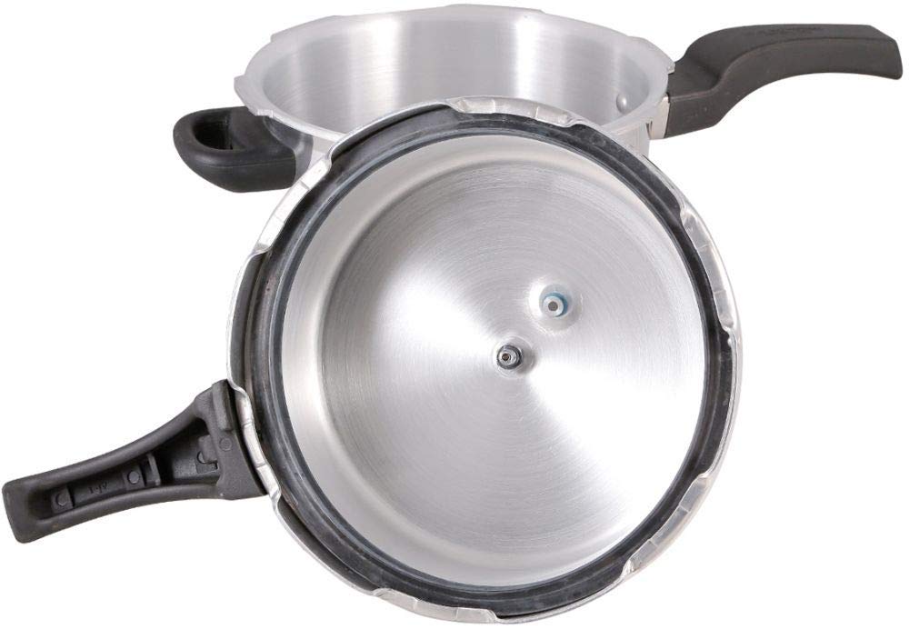 Prestige Pressure Cooker 6l - Classic High Dome Pressure Cooker with Heat Resistant Locking Safety Handle, Grey