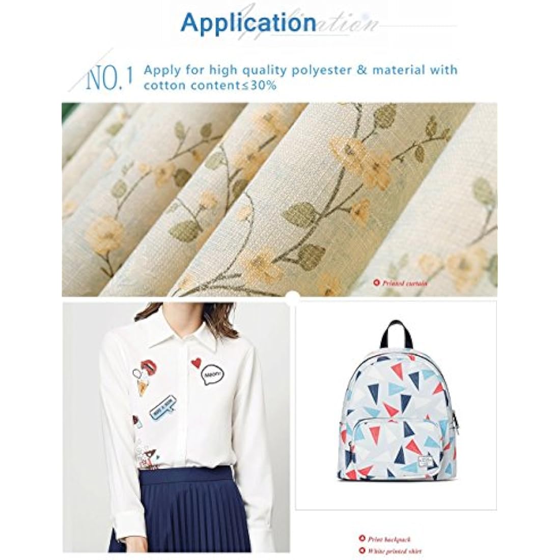 A-SUB Sublimation Paper A4, 210x297mm, 500 Sheets, 125gsm, Compatible with EPSON, SAWGRASS, RICOH, Brother Sublimation Printer