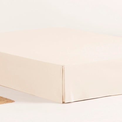 Box Spring Bed Cover 200 x 190/200 cm, Bed Base, 200 cm, Natural Colour
