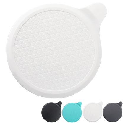 Tomario Silicone Bathtub Stopper, 6" Extra Large Sink Plug, Universal Shower Drain Tub Stopper for Kitchen Sink Bathroom (White)