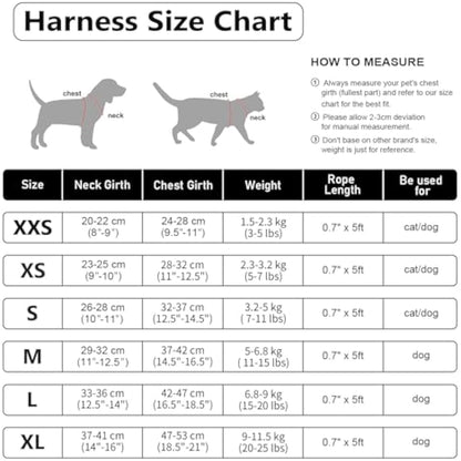 DORAMIO Step-in Dog Harness and Leash Set, Soft Mesh No-Chock Reflective Breathable Easy Walk Lightweight Vest Harnesses with Safety Buckle for Small Dogs, Cats, Puppies (Black Yellow, XS)