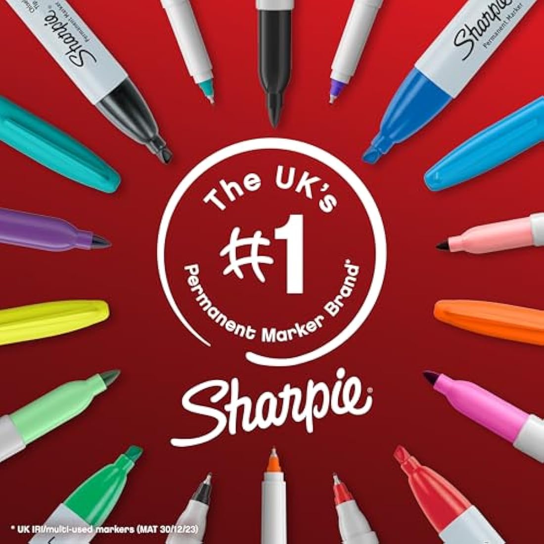 Sharpie Permanent Markers | Fine Point for Bold Details | Black Ink | 12 Marker Pens