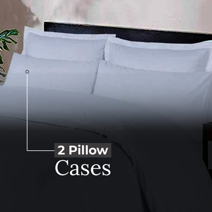 DTEX HOMES Duvet Cover Set 100% Pure Cotton Hotel Quality 800 Thread Count Duvet Set with Pillowcases Easy Care and Super Soft Luxury Bedding King