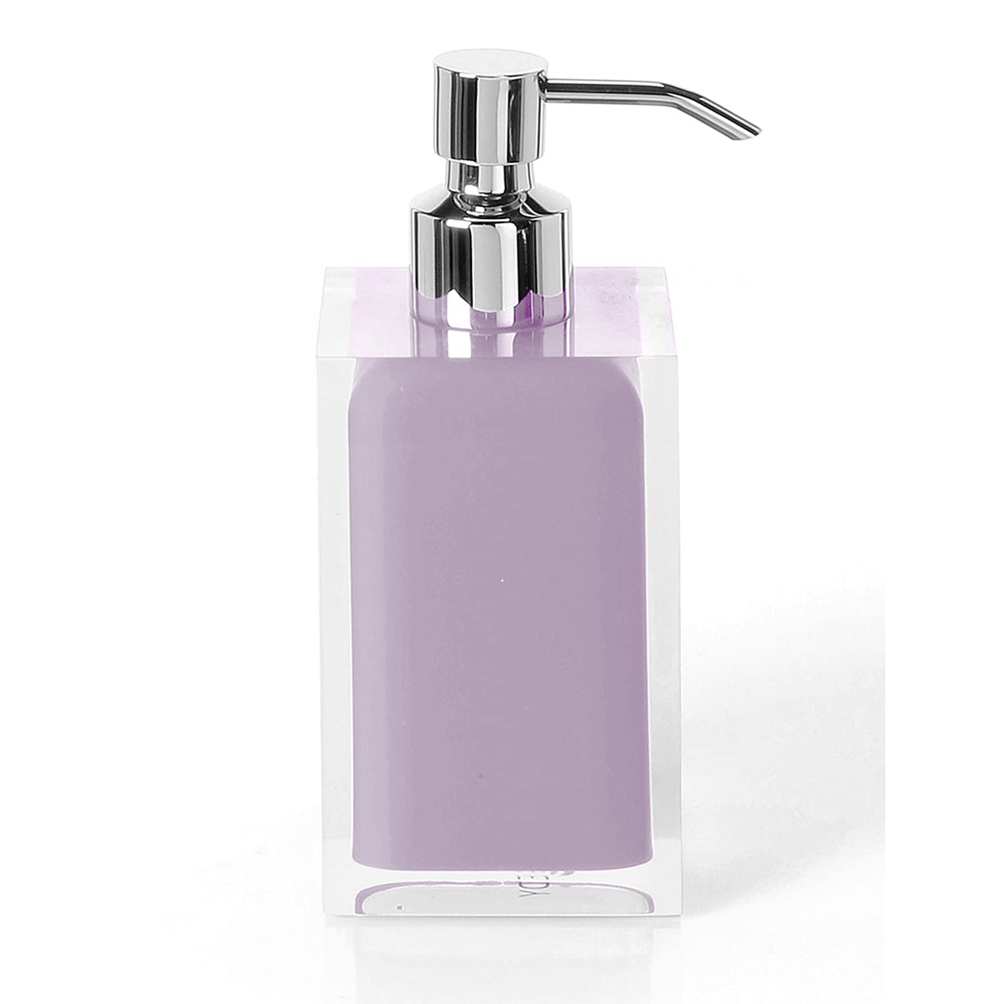 Gedy Bathroom Soap Dispenser, Resin, Purple (Lilac), 16.2 x 7 x 7 cm