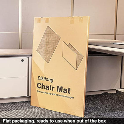 Luxury Chair Mat for Carpeted Floor,Office Chair Mat hardwood floors, 120 X 90cm Multi-Purpose Carpet Protector for Home and Office, protects floors, anti-skidding and stop noise, Style Carrara