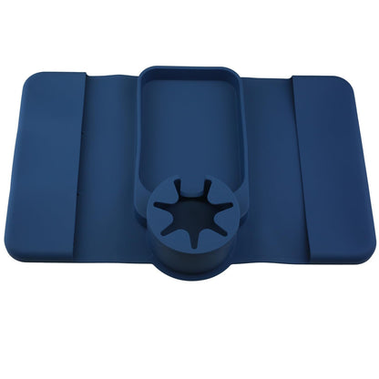 DLBTWDOYLS Silicone Sofa Cup Holder Tray, Non-slip Sofa Armrest Cup Holder with Side Pockets, Multi-functional Sofa Armrest Organiser