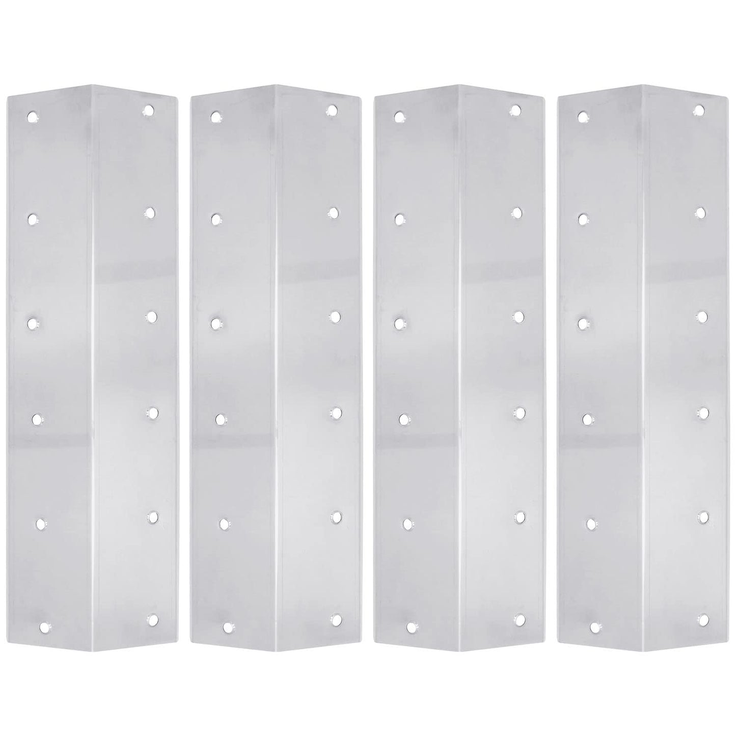 WELL GRILL 41 x 12.7cm Stainless Steel Flavorizer Bar BBQ Heat Shield Plates Outdoor Barbecue Replacement Parts for Outback, Blooma, Ultar, Charbroil,