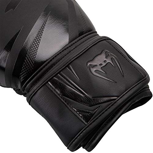 Venum, Challenger 3.0 Boxing Gloves, Unisex Adult, 10 Oz, Black/Black