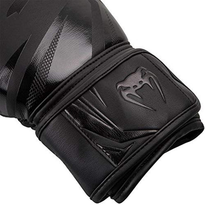 Venum, Challenger 3.0 Boxing Gloves, Unisex Adult, 10 Oz, Black/Black