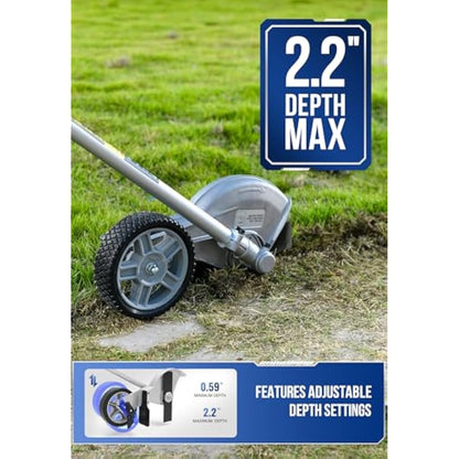 Sunseeker Wild Badger Power Edger Attachment WBEDGERATT, Black