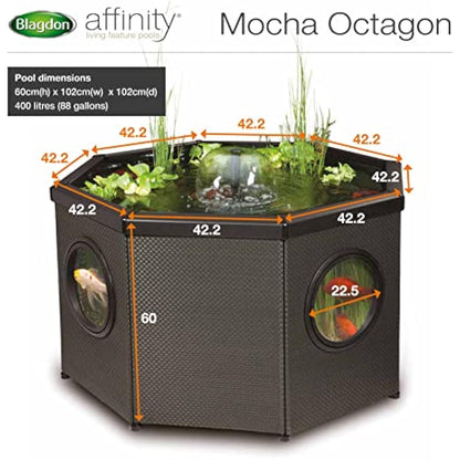 Blagdon Replacement Liner for the Affinity Mocha Octagon Living Water Feature Pool