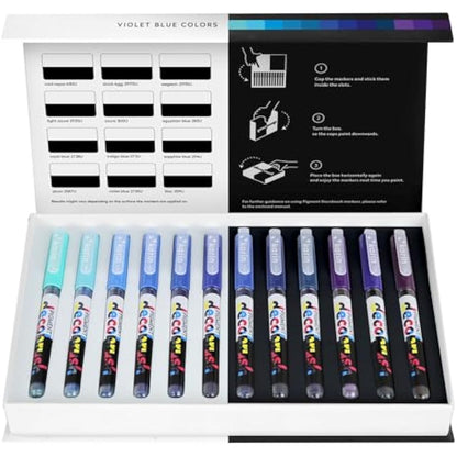 Karin Pigment DecoBrush Brush Marker Pen, Violet-Blue, One Size, KAR29C5
