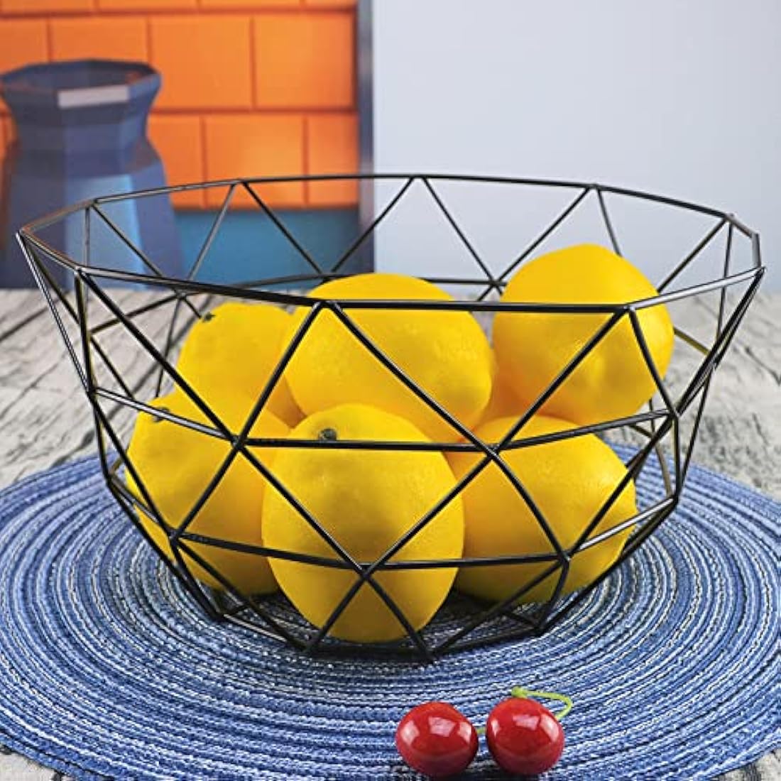 JEDFORE Artificial Lemon Lifelike Simulation Fake Fruit for Home Kitchen Party Decoration Yellow 10 of Packs
