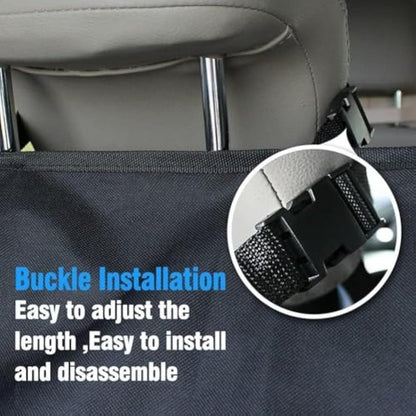 GoBuyer Waterproof Car Boot Liner Protector Covers for Dogs with Side Protection (BumplerFlap) + Headrest Strap