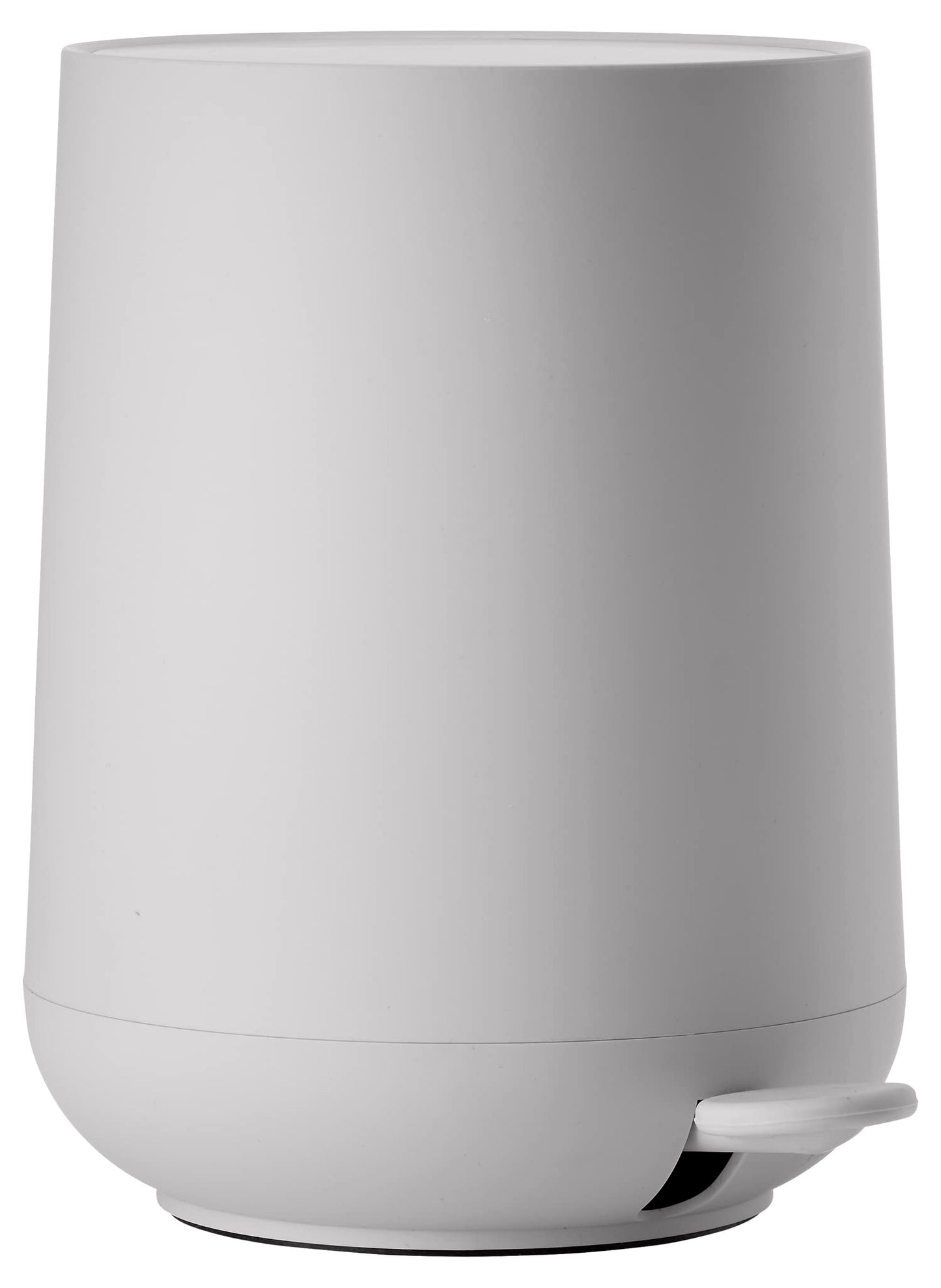Zone Denmark Nova Bathroom Bin, Cosmetic Bin, Bathroom Waste Bin, Diameter 20.5 cm, Height 23.5 cm, Capacity 3 Litres, Soft Grey