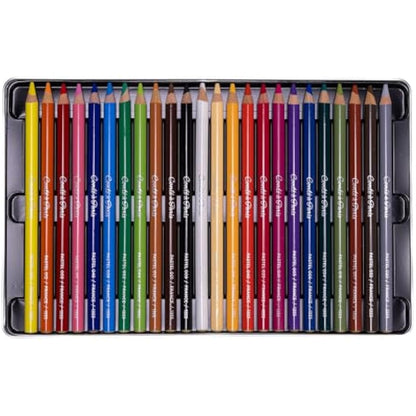 Conte a Paris Pastel Pencil Set - Assorted ,Black/Green/Grey/Yellow,(Set of 24)