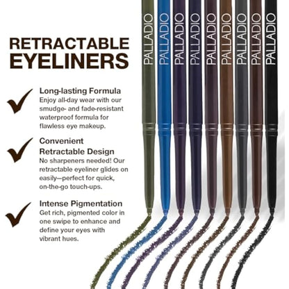 Palladio Automatic Eye Pen Waterproof 03 Smokey 21g