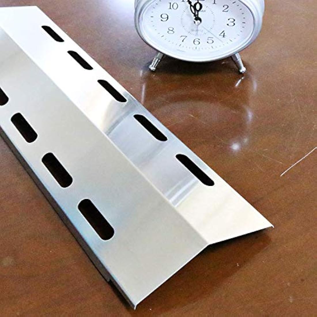 GFTIME 43 x 13cm Universal Heat Plates Replacement Parts for Ducane 5 Burner, Nexgrill, Stainless Steel Flame Tamer spare parts, Heat Shield, 5 Pack