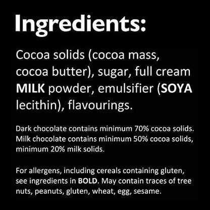Hotel Chocolat Milky 50% Hot Chocolate Sachets - Luxury Chocolate Flakes - Pack of 20 Single-Serve Sachets, 700g - Made To Pair With The Velvetiser - Serve Hot or Iced