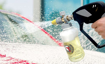Tool Daily Foam Lance with Pressure Washer Gun 5000 PSI Quick Connector Swivel 3/4" Adjustable M22