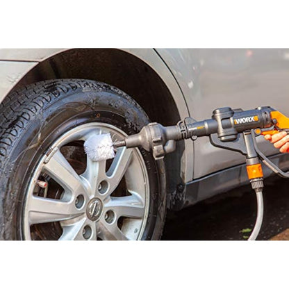 WORX WA4042 Hydroshot Wheel Ball Brush Accessory, Black, 1 Count (Pack of 1)