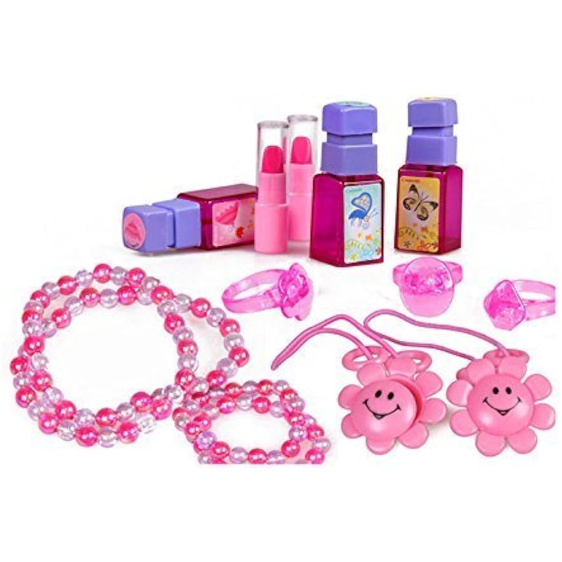 Delex® Girls Glamour Mirror Makeup Dressing Table Stool Playset Toy Vanity Light & Music Great Christmas XMAS Gift New