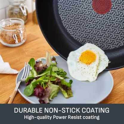 Tefal Comfort Max 20cm Stainless Steel Frying Pan – Durable Non-Stick Pan with Thermo-Spot Heat Indicator, Induction Compatible Base, Comfortable Grip Handle, Dishwasher, G7260244