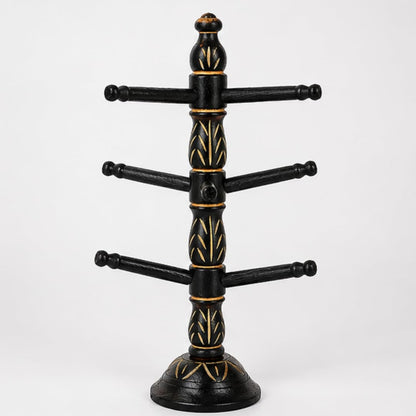 BIGNAY Wooden Bangle Stand Organizer | Bracelet & Watch Display Holder | Jewelry Storage Rack for Dressing Table, Home & Retail Display