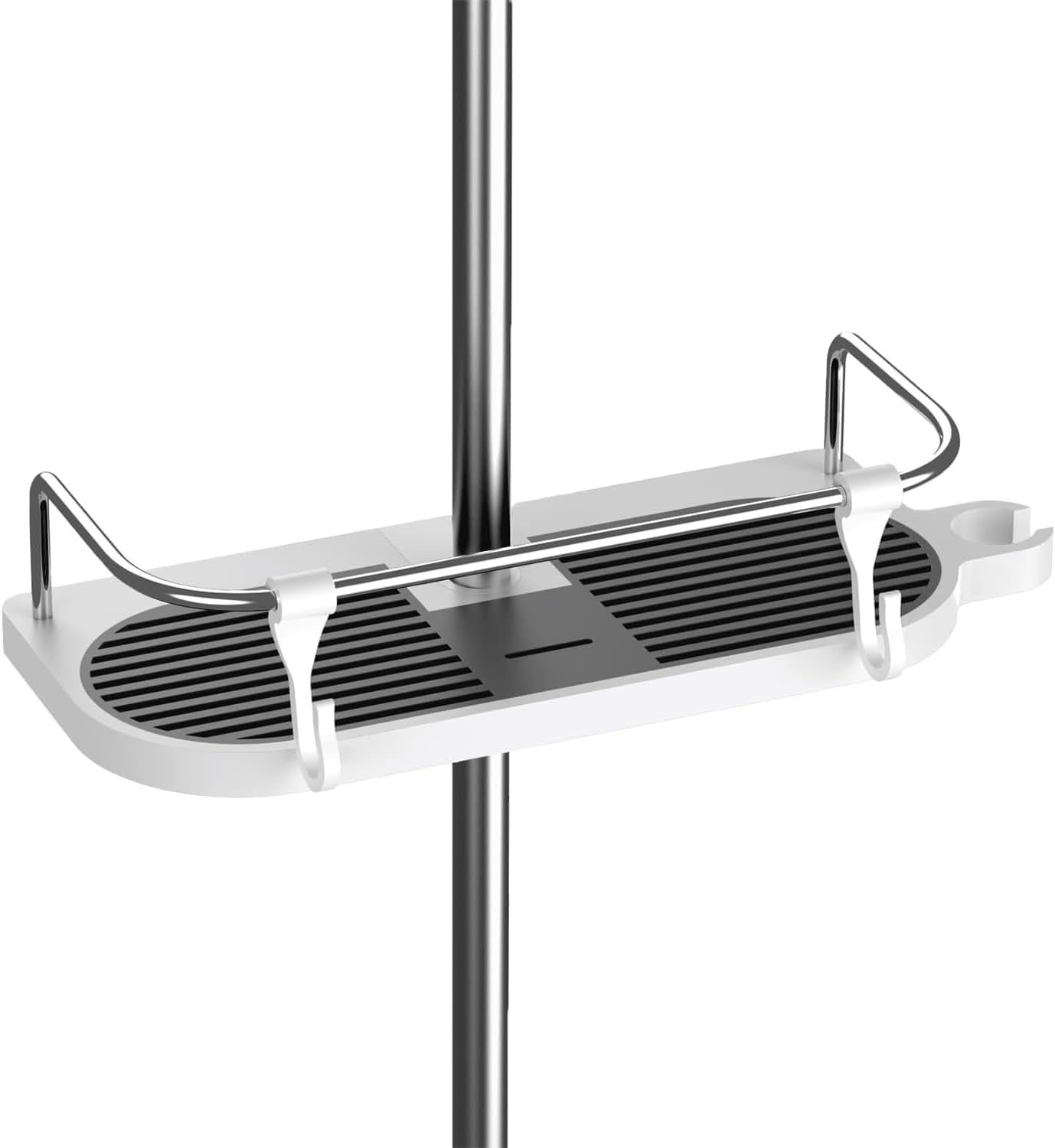 Hawsam Shower Caddy No Drilling for Shower Rail - Bathroom Shampoo Holder Fits 19mm to 25mm Rail