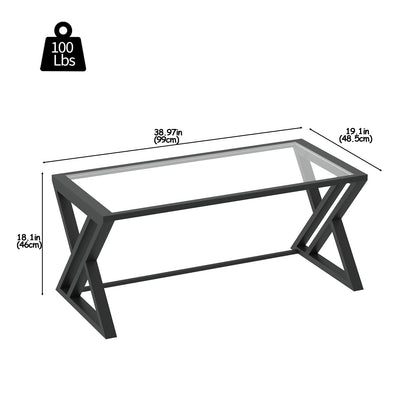 Coffee Table, Living Room Table, Center Tea Table, Glass Coffee Table
