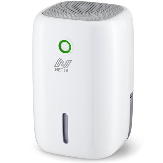 NETTA Dehumidifier 800ml Mini Air Dehumidifier for Damp, Mould, Moisture, Portable and Ultra Quiet for Home, Bathroom, Bedroom, Kitchen, Wardrobe,