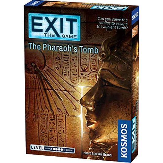 Thames & Kosmos - EXIT: The Pharaoh's Tomb - Level: 4/5 - Unique Escape Room Game - 1-4 Players - Puzzle Solving Strategy Board Games for Adults & Kids, Ages 12+ - 692698