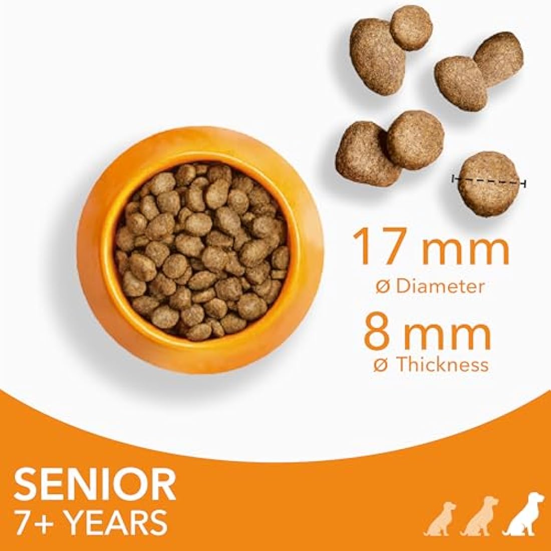IAMS Senior Large Complete Dry Dog Food Chicken 12kg - With DentalCare System