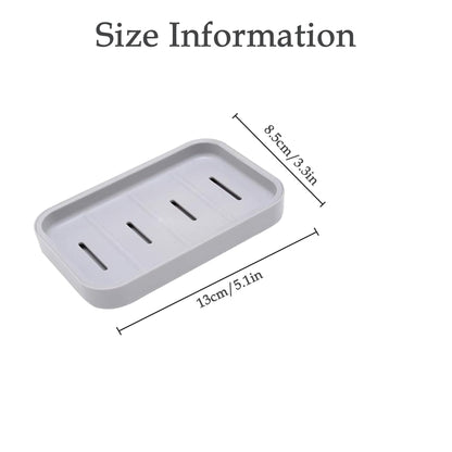 Senshuomy Soap Box, Soap Dish, Soap Dishes for Bathroom, Plastic Draining Soap Dishe, Plastic Draining Soap Dishes, Keep Soap Dry