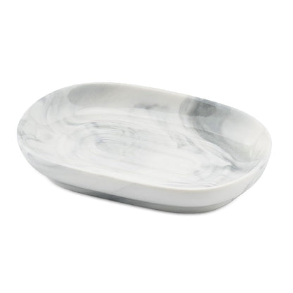 Anti Slip Ceramic Soap Dish – Marble Soap Dishes for Bathroom, Soap Tray Dish for Shower, Kitchen and Sink – Keep Soap Dry & Easy Cleaning
