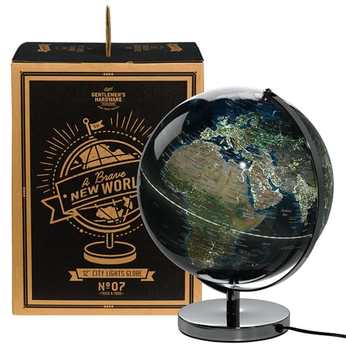Gentlemen's Hardware A Sophisticated Addition to Your Home Decor, Blue, Globe Size: 25.4cm w x 25.4cm h x 25.4cm d