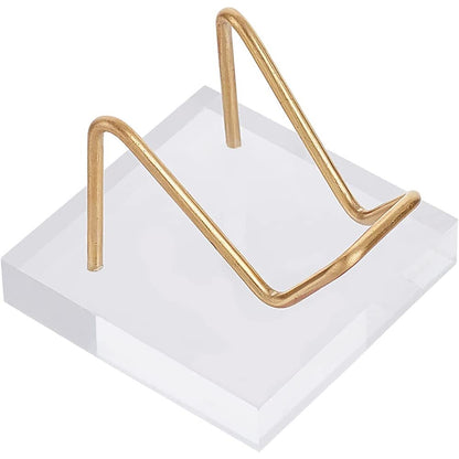 CENPEK Acrylic Display Stand Decorative Display Pedestals Acrylic Small Mineral Crystal Display Stand