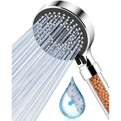 Magichome Shower Head, High Pressure 5 Modes Filter Shower Head, Universal Hard Water Softener Showerhead with Extra Replaceable Accessories