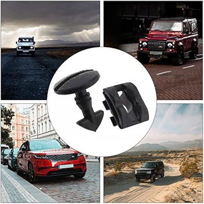 6 Pairs Rear Bumper Tow Eye Cover Inserts Fasteners Rear Bumper Tow Cover Clips Car Retainer Clips Trim Panel Bumper Clips for Car Panel Trim Maintenance