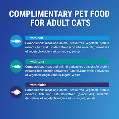 FELIX Soup Tender Strips Fish Selection Wet Cat Food 6x48g, (Pack of 8)