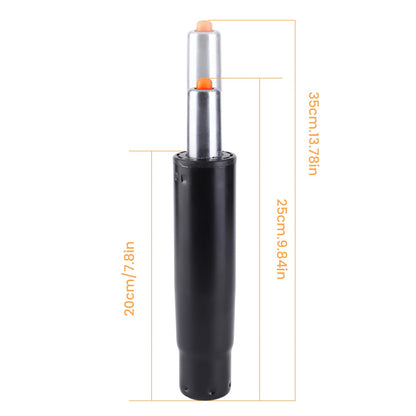 Glomora Gas Lift,Steel Replacement Gas Spring Rod Chair Part 360° Rotating Explosion Proof Chair Gas Lift Cylinder for Living Room Office (Black)