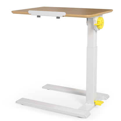 ETHU Compact Overbed Table with Tilting Tabletop 20-29.7"