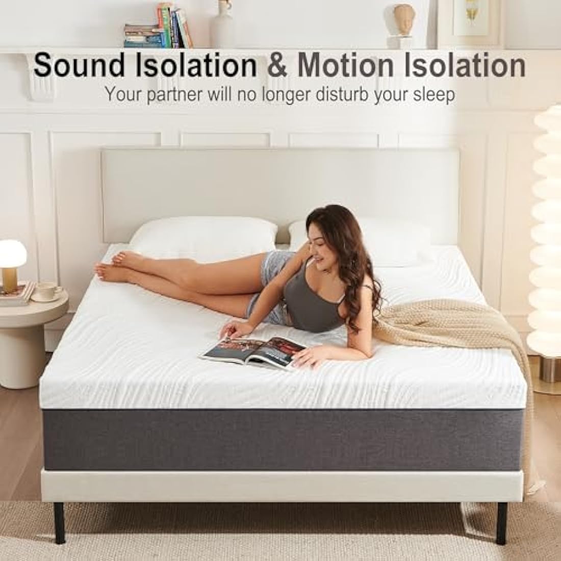 Twirest Mattresses, 15cm Single Mattress with Memory Foam and Anti-mite, Breathable, Removable Carved Cover, Mattress in a Box, Edges Support for Sleep Supportive(90x190x15cm)