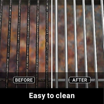 Onlyfire Replacement BBQ Stainless Steel Cooking Grates Fit for Tepro Toronto, Schwarz Model Grills,Set of 2