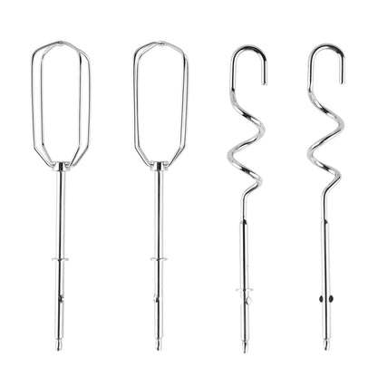 Russell Hobbs Hand Mixer (Electric whisk for baking, 5 Speeds + Turbo Mode, Dishwasher safe chrome beaters & dough hooks, Bowl & heel rest feature,