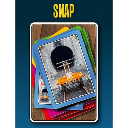 SMART CARDS Transport, 7 games in 1, Pairs, Snap, Trumps, Rummy, Memory Quiz, Learn Facts, Travel Game, Gift, Stocking Filler, Age 5+, 1-8 Players
