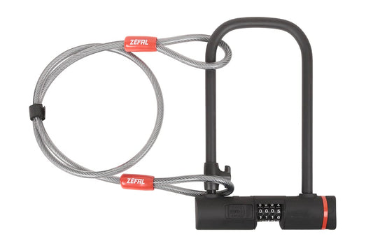 Zefal K-traz U13 U-lock With Cable 230 x 115 x 13 mm / 10 x 1200 mm