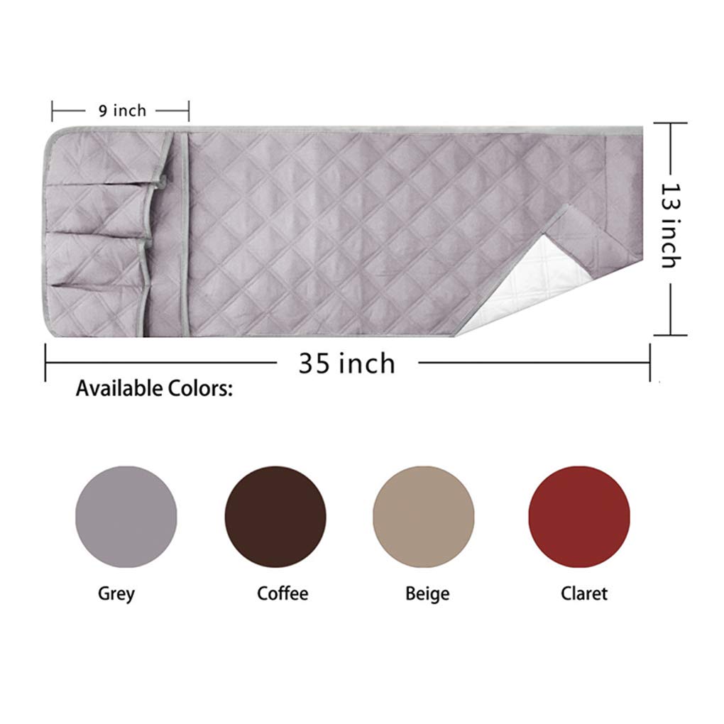 Arm Rest Organiser Hanging Sofa Caddy Storage Bag TV Remote Control Holder Armchairs Couch Organiser Phone Drink Glassse Foldable Pouch Chair Tidy