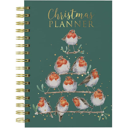 Wrendale Designs by Hannah Dale - Rockin’ Robin - Christmas Planner - 210mm by 170mm